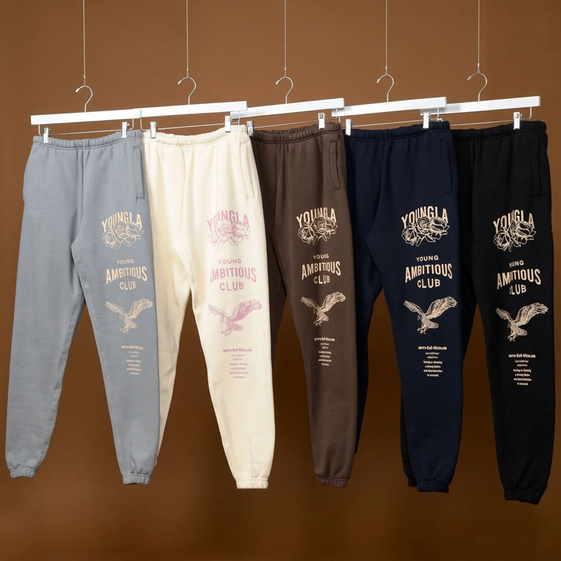 Youngla Men's Sports Pants American Style Sports Casual Pants Gym Running Fitness Training Pants