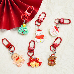 クリスマスキーホルダー幼児漫画かわいいクリスマスギフトペンダント小さなギフト学生賞品キーホルダーペンダント