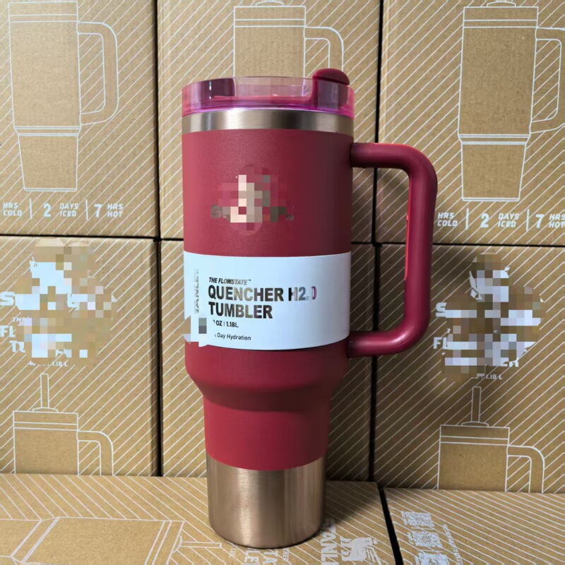 stanley史丹利新三代繁花系列40oz大容量汽车杯冰霸杯304不锈钢|undefined