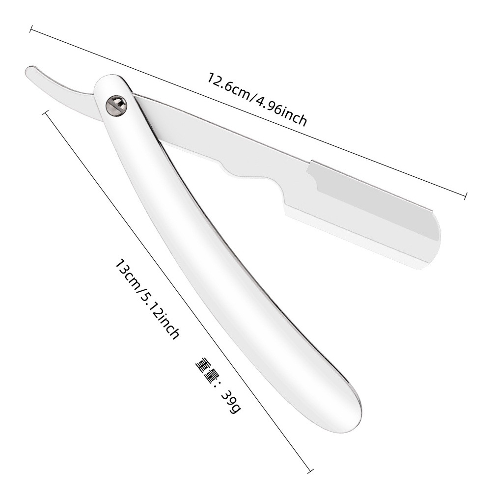 Nueva maquinilla de afeitar de los hombres cuchillo de afeitar manual afeitadora corte de pelo afeitado maquinilla de afeitar recta