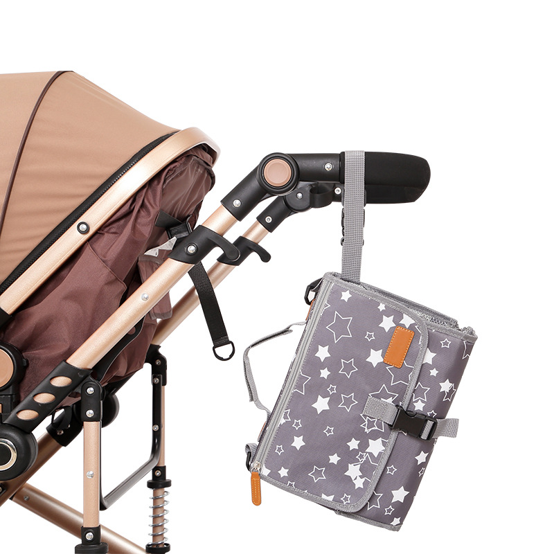 Bebé bolsa de pañales portátil almohadilla de pañales bolsa de almacenamiento de pañales multifuncional