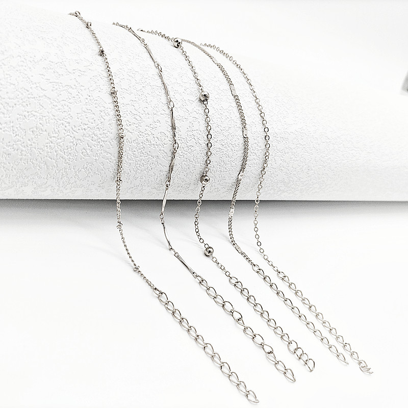 Fashion Geometric Alloy Plating Anklet 1 Set display picture 2