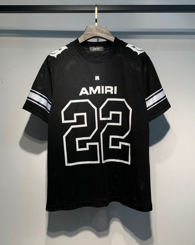 amiri24 新しい半袖 T シャツ番号 22 ジャージサッカーユニフォームメッシュスポーツカジュアルショーツカップルセット|undefined