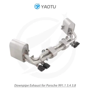 Porsche 991.1 3.4/3.8L üçün SUS304 Valvetronic Catback qaz sistemi
