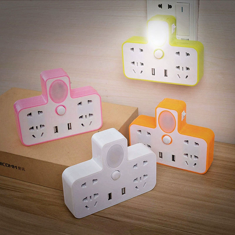 Беспроводной интеллектуальный конвертер, подключение с ночником, USB-разъем, производитель, оптовая продажа
