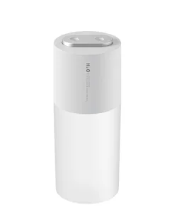 新款双喷雾无线加湿器 手提家用桌面空气补水夜灯净化加湿器跨境