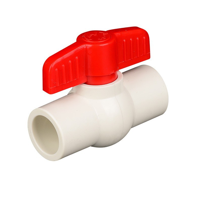 Válvula de bola de PVC para tubería de suministro de agua, 20, 25, 32, 1604 puntos, conector de plástico para acuario doméstico, accesorios para tuberías de agua