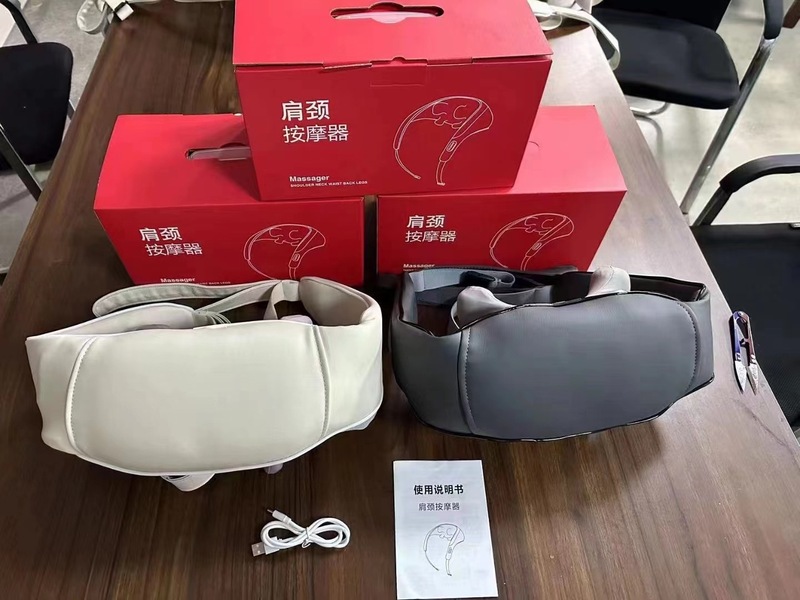 マッサージストール斜方筋頚椎クリップ揉み充電式温敷電動マッサージ器頚部マッサージ器|undefined