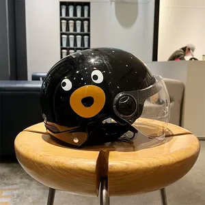 New National Standard 3C Certified Electric Vehicle Helmet Cute Bear