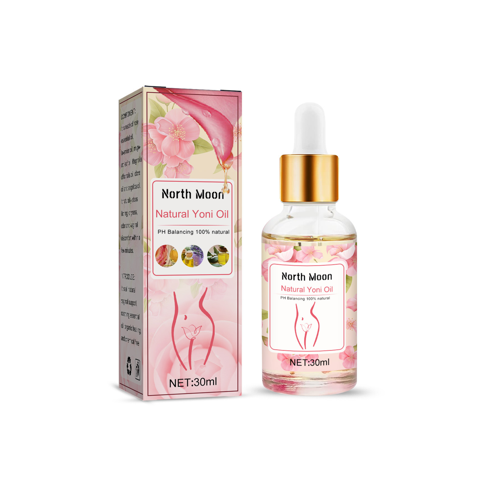 2023 Women's Private Area Care essence eliminerar lukt för att förhindra klåda, torr och mild rengöringstvål_voghion.com