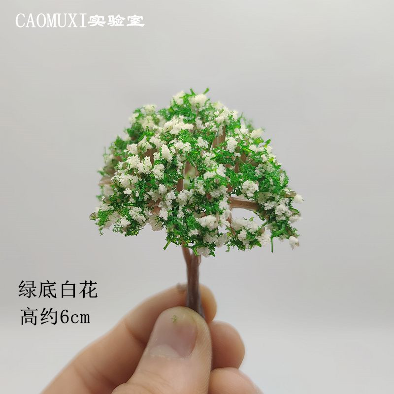 マイクロ風景装飾品ミニシミュレーション桜の木ミニチュアモデル砂テーブルガーデニング造園 diy 材料アクセサリー|undefined