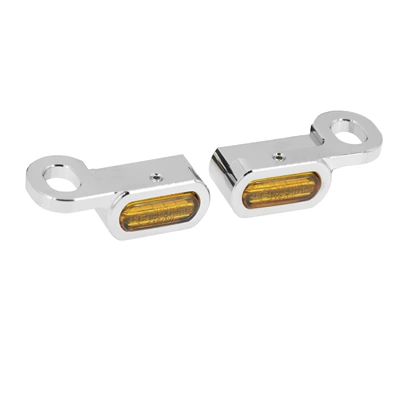 Harley Gliding Soft Tail Handlebar Dönmə işıqları - plating-yellow-cover