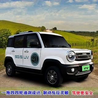 新能源可配太阳能板载客代步车封闭家用代步接娃成人电瓶车电动车