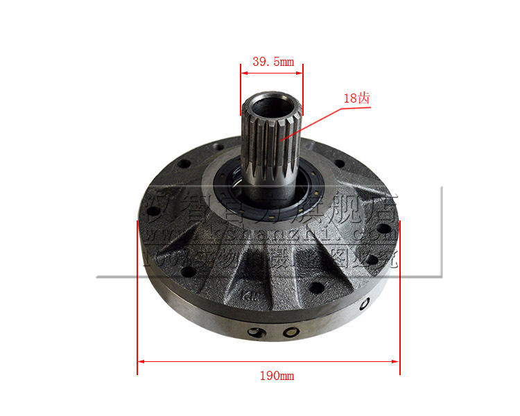 Asamblea de bomba de suministro de aceite de carretilla elevadora 12453-43301 para bomba de marcha de 18 dientes de transmisión de carretilla elevadora HANNA Mitsubishi