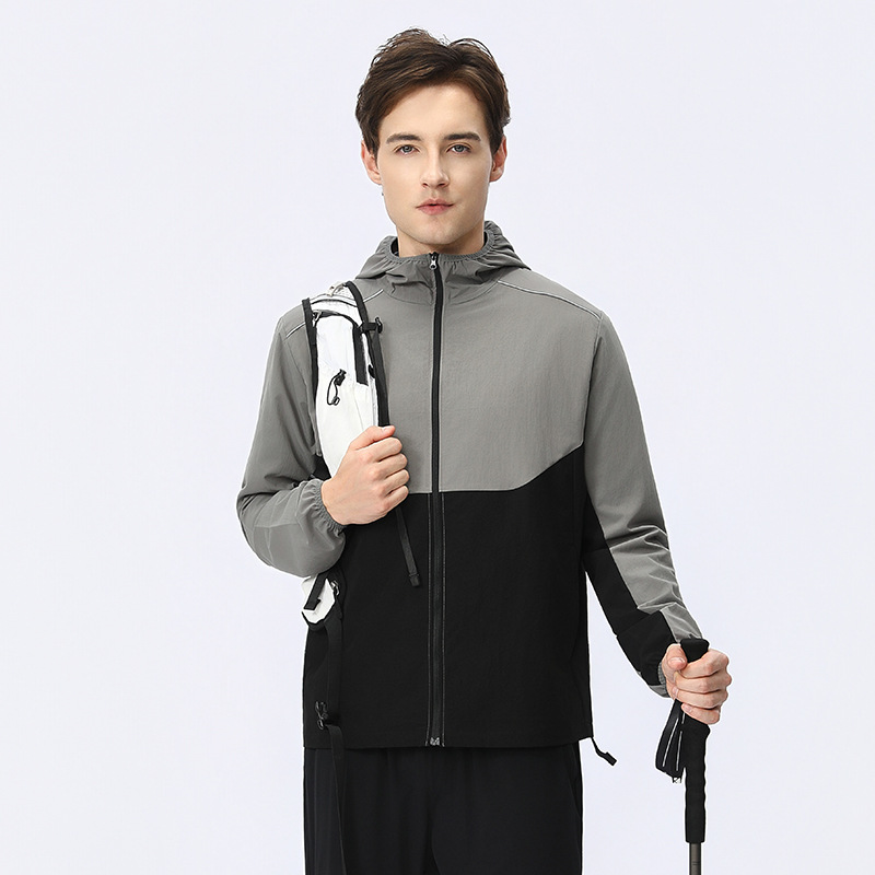 Otoño Lulu correr al aire libre chaqueta ligera y transpirable chaqueta delgada impermeable vestir chaqueta protectora solar chaqueta deportiva