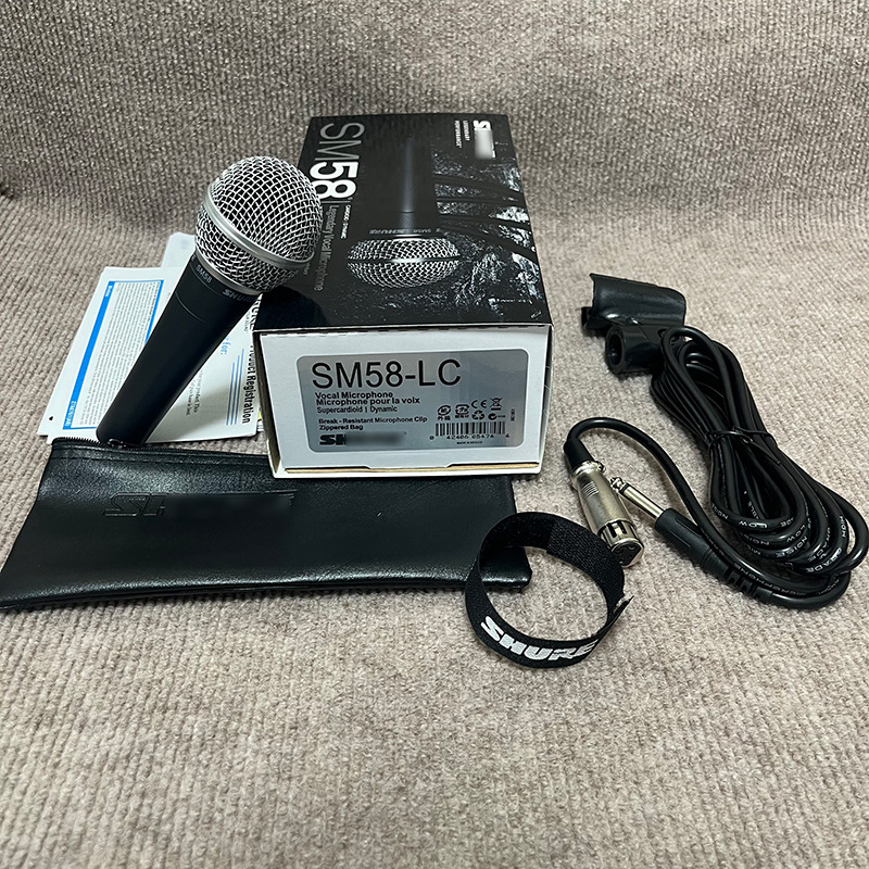 Comercio exterior SM58LC con cable micrófono de bobina móvil sin interruptor micrófono de mano profesional México micrófono con cable