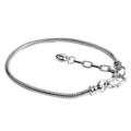 Lobster clasp silver bracelet