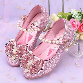 童皮鞋;童凉鞋;水晶/水钻鞋