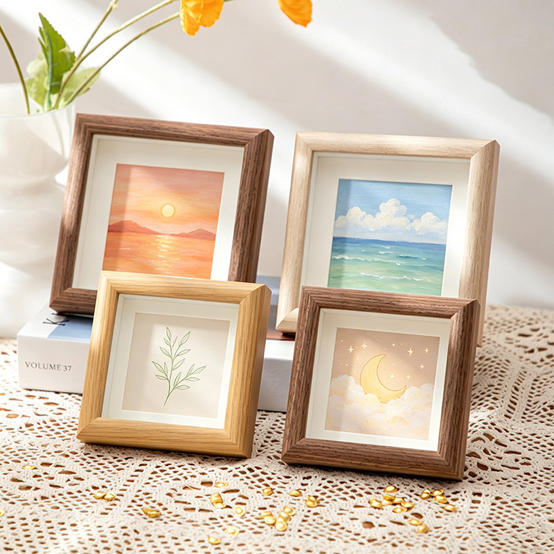 Photo frame display stand wholesale glass wooden three-dimensional hollow creative 5inch 6789inch A4 photo wall picture frame Photo frame display stand wholesale glass wooden three-dimensional hollow creative 5inch 6789inch A4 photo wall picture frame