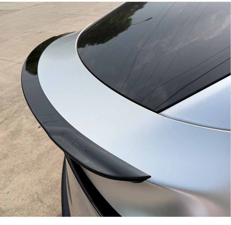 Suitable for Tesla Model 3/Y Carbon Fiber Pattern Rear Wing High-Performance P Version Original Style Car Wind Wing Surround Modification