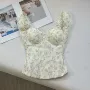 蕾丝修身外穿无袖吊带