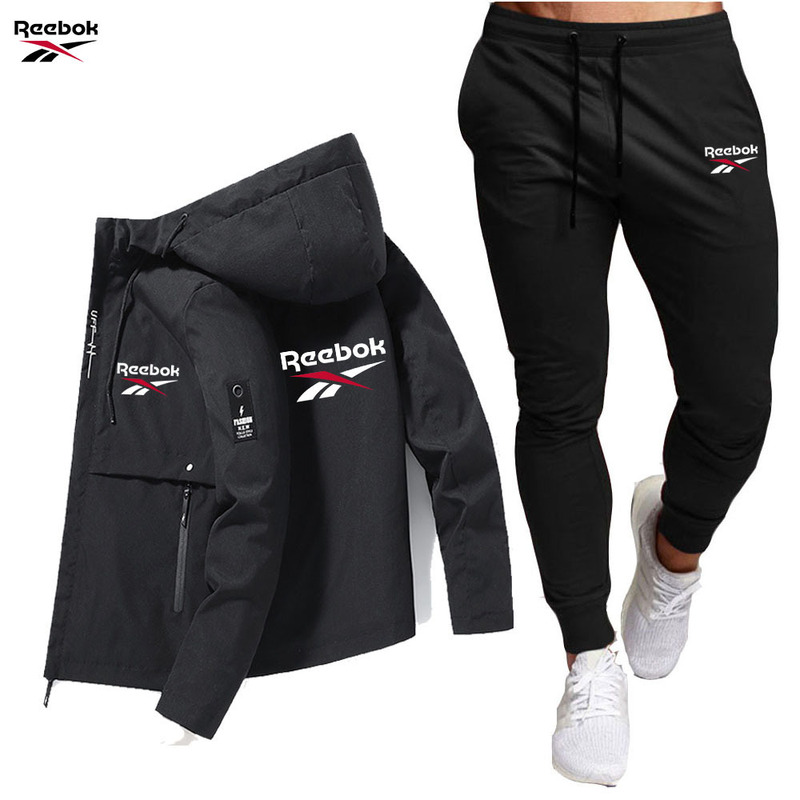 New Cross-border Men's Spring and Autumn Jacket Coat Trousers suit Casual Sports Fashion suit in stock New Cross-border Men's Spring and Autumn Jacket Coat Trousers suit Casual Sports Fashion suit in stock