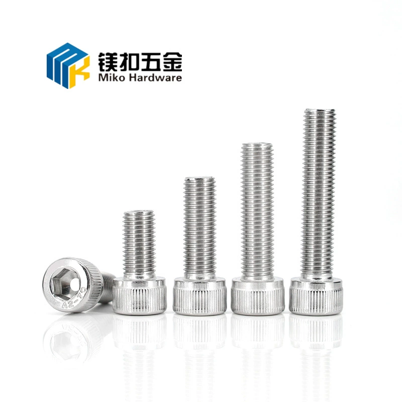Поставка шестигранных винтов из нержавеющей стали 316 с внутренним шестигранником DIN912, винтов с накатной головкой M5
