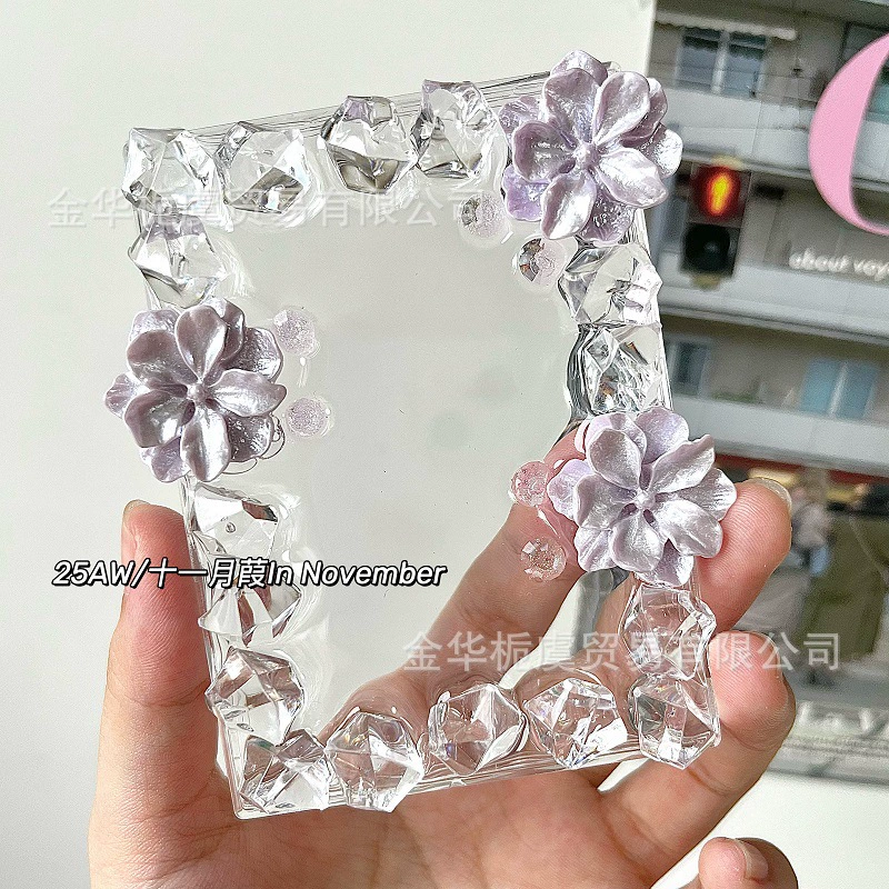 Реалистичные декоративные элементы из смолы: прозрачные цветы, УФ-смола, реквизит для фотосессий, маленькие декоративные элементы, милые аксессуары для чехлов для телефонов