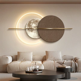 现代装饰画;LED装饰灯;工艺画