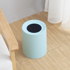 创意简约家用无盖双层纸篓日式北欧卫生间办公室卧室客厅垃圾桶