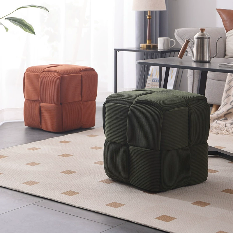 Интернет знаменитости небольшой табурет творческий гостиная диван табурет скамейка простой современный макияж табурет туалетный стул мягкий мешок сидя табурет
