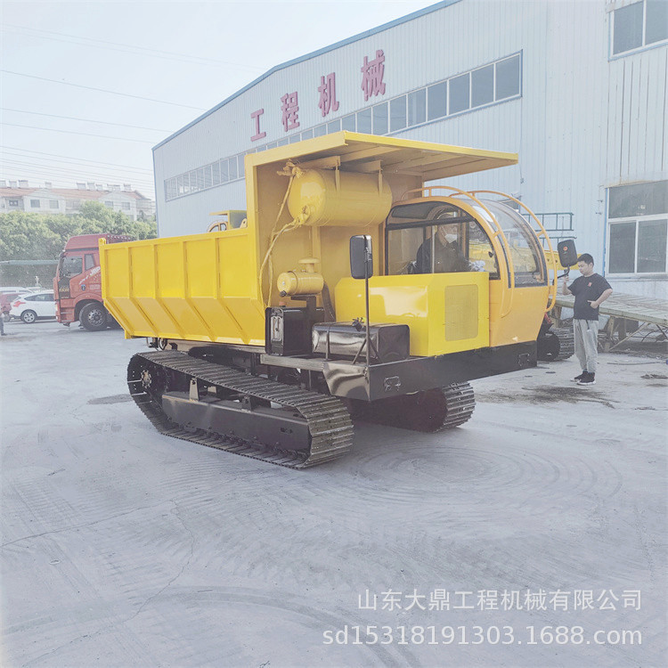 3-10吨农业转运车辆 履带运输车 雨季西瓜装载自卸车