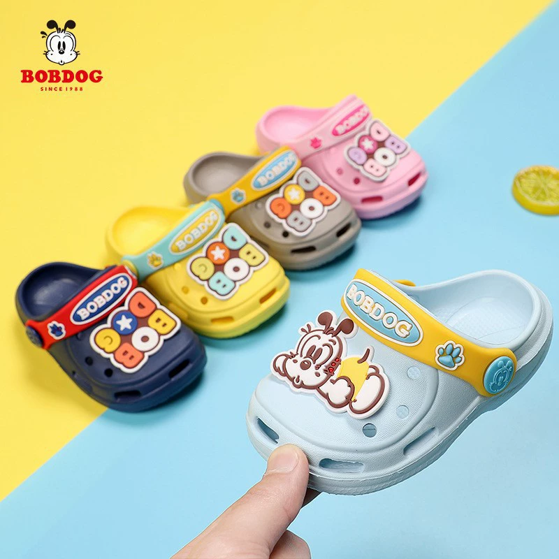 Детская обувь Babu Dou в виде крокодилов, летняя детская обувь для детей 1–5 лет, легкая уличная пляжная обувь из ЭВА, сандалии и тапочки с героями мультфильмов, распределение