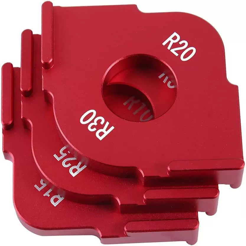 木工工具圆角 R角 圆弧 木工修边机半圆角快速定位模具