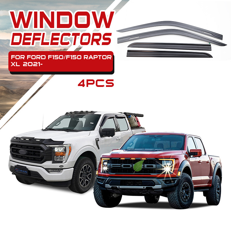 Adecuado para Ford F150 protección solar Ford F150 Raptor visores ventana ventana ceja de lluvia