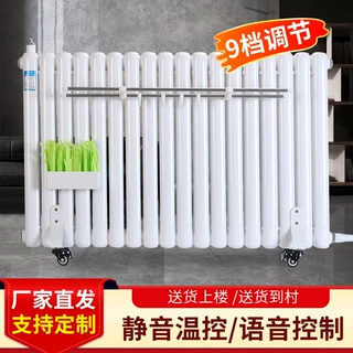 跨境加水电暖器定制 智能恒温暖气片 节能全屋供暖倾倒断电暖气片