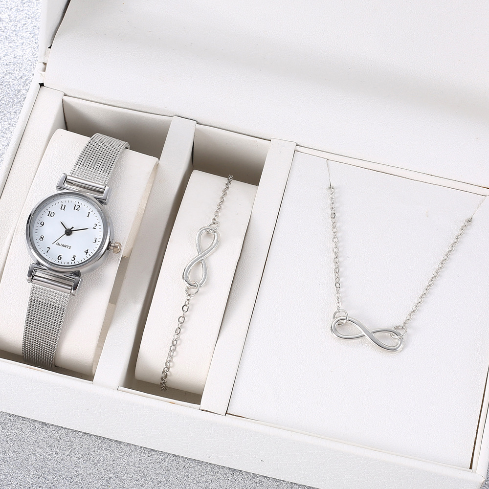 Trendy Korean-Style Watch for Female Students with an Artistic and Niche Ins-Style Forest Aesthetic, Featuring a College-Style Mesh Strap and a High-End Feel