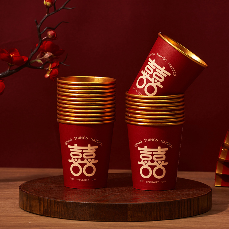Gold foil cup-english