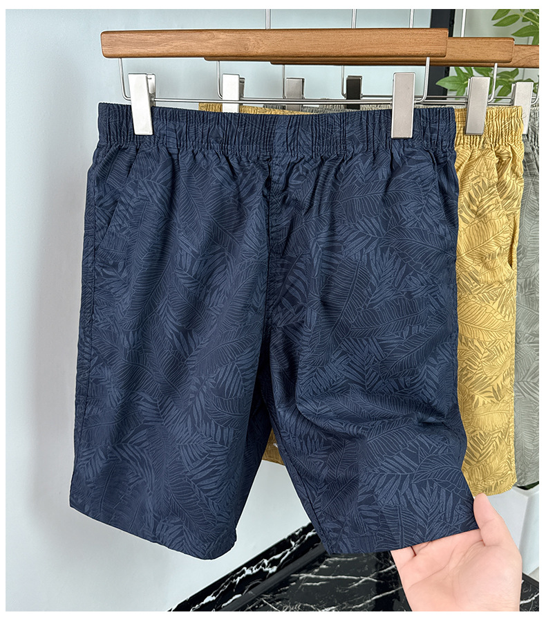 Men's Quick Drying Printed Casual Summer Shorts In Cotton_voghion.com