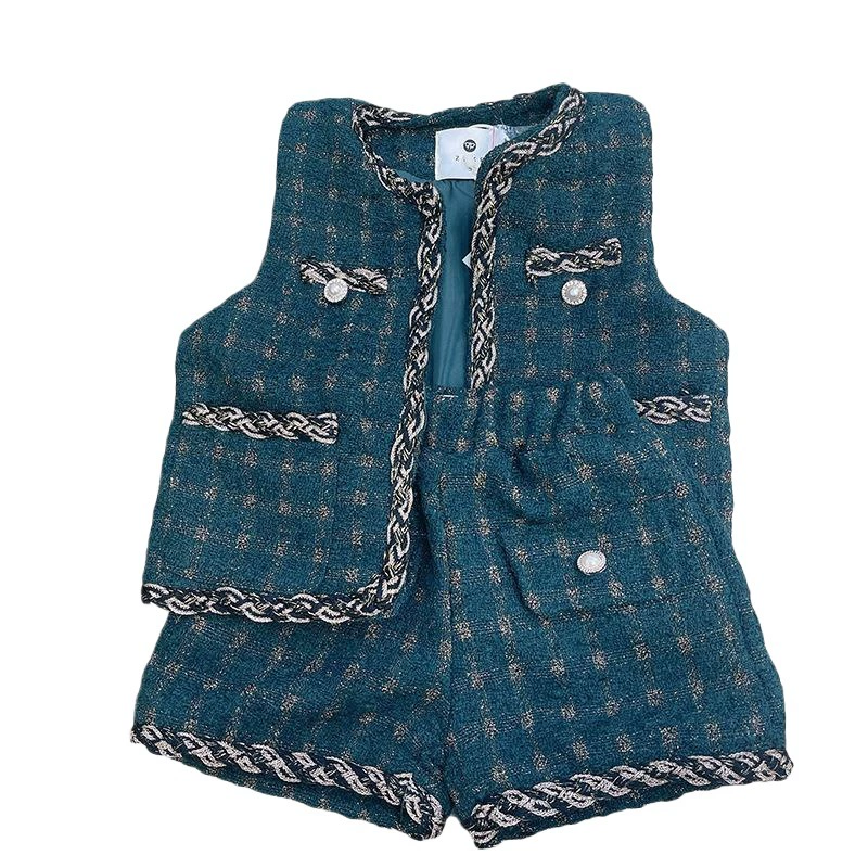 Детский комплект, стиль Chanel, корейский стиль, для 3-8 лет