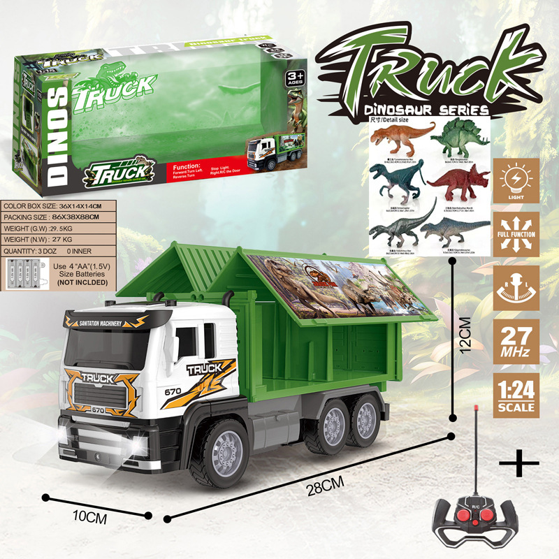 Cross-Border Remote Control Dinosaur Transporter Military Truck Transporter Stunt Drift Remote Control Off-Road Climbing Rally Racing Toy Cross-Border Remote Control Dinosaur Transporter Military Truck Transporter Stunt Drift Remote Control Off-Road Climbing Rally Racing Toy