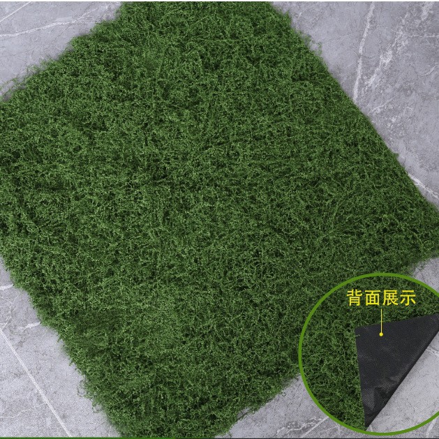 Simulación de césped de seda de musgo, paisaje de musgo biónico, plantas verdes, bonsai, pavimento de paisajismo, decoración de musgo falso, césped falso