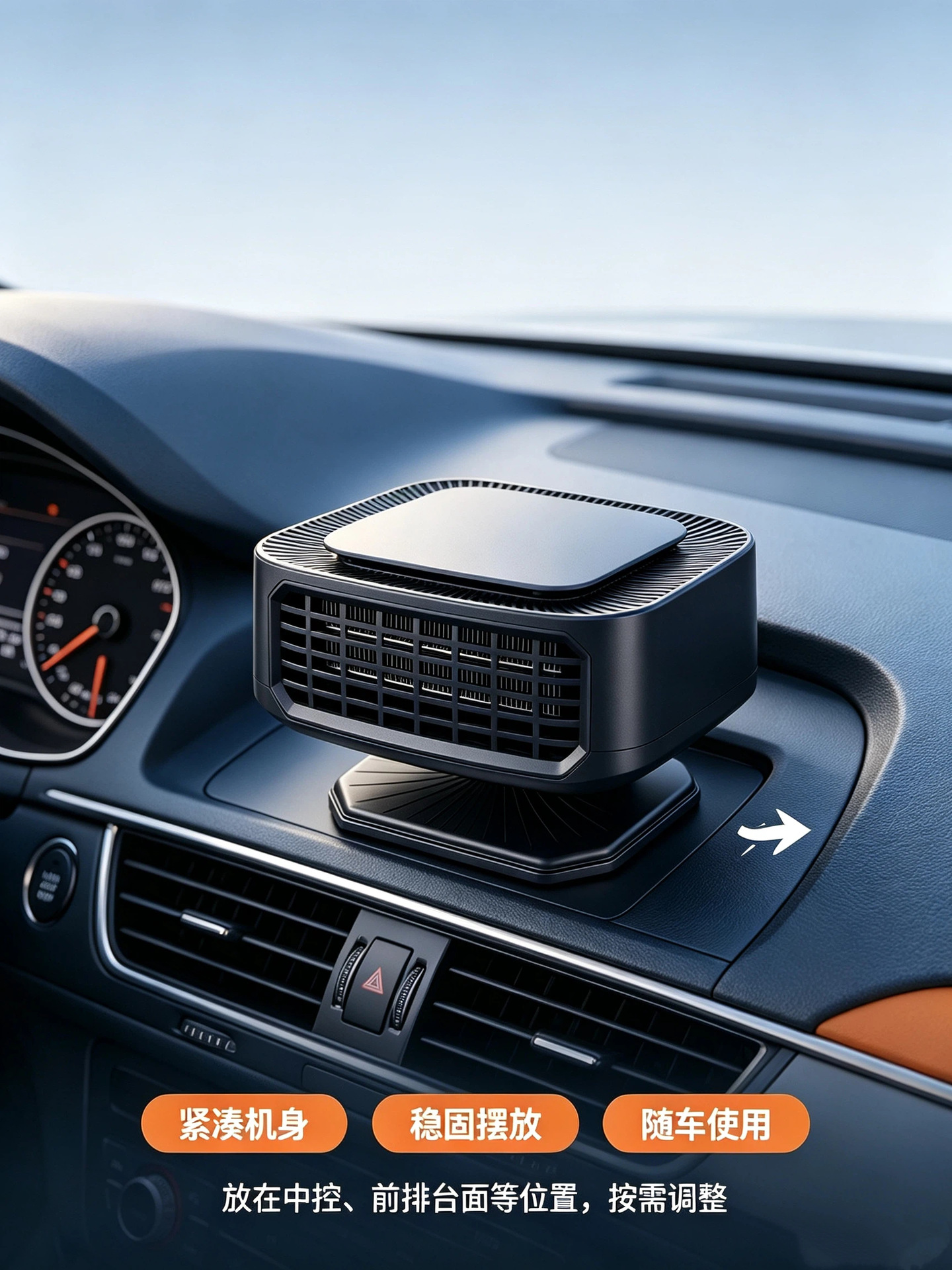 Cross-border new high-power 12V/24V car heater, designed for use in new energy vehicles, providing in-car heating, defrosting, and defogging functions