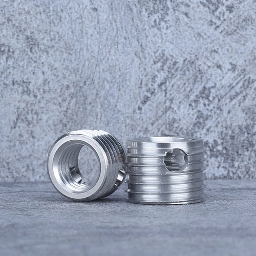 307/308 type stainless steel self-tapping screw sleeve thread protection sleeve three-hole carbon steel tooth sleeve repair screw stripped 