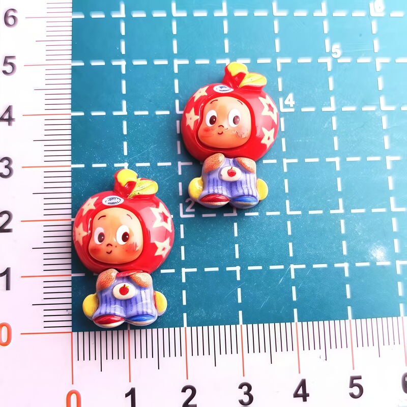 可爱卡通星星人树脂配件 diy手机壳洞洞鞋鞋扣奶油胶发饰装饰材料|undefined