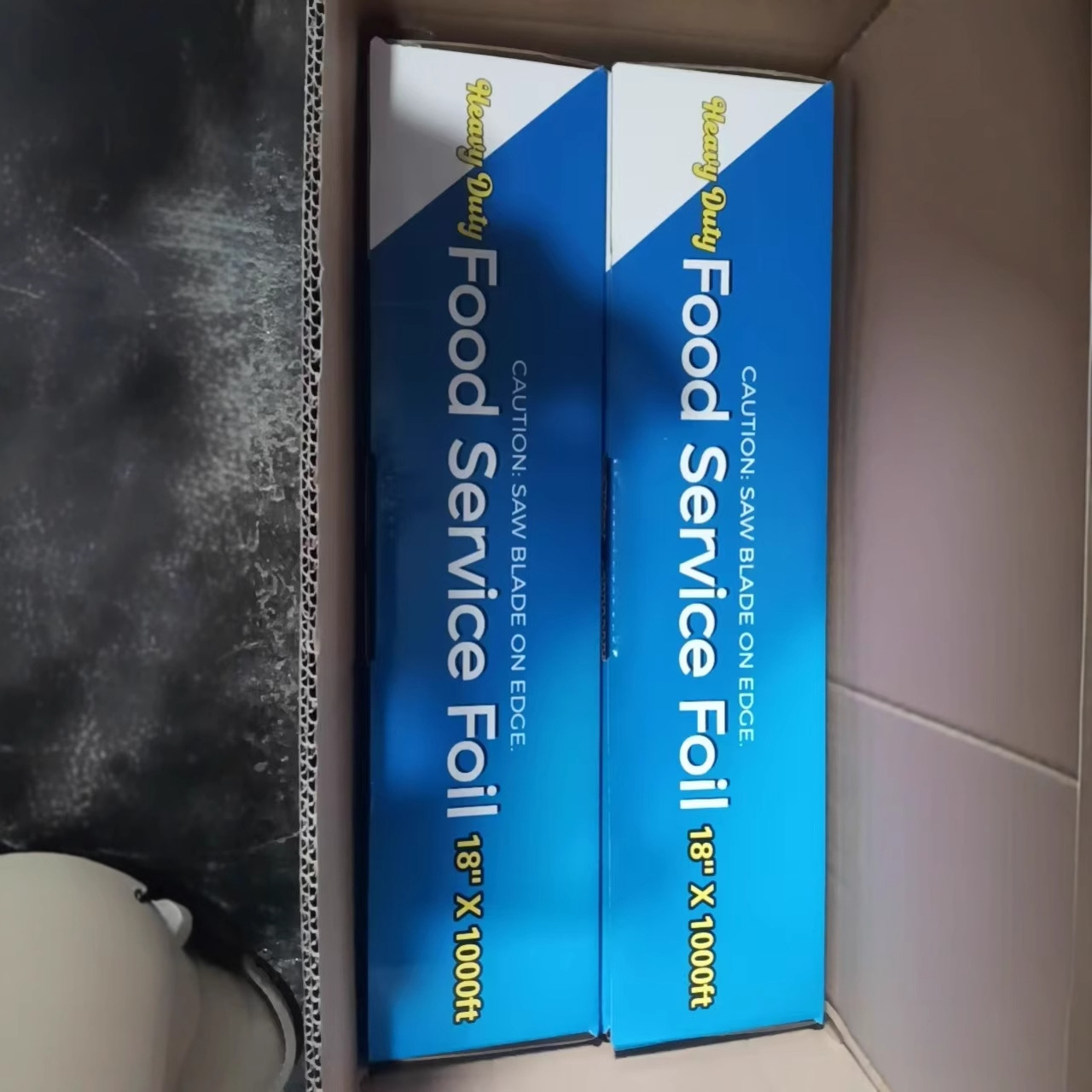45 cm de ancho de papel de aluminio de aluminio especial para hotel, papel de aluminio de alta calidad, papel de aluminio