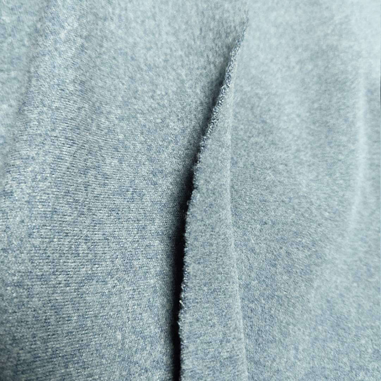 Ventas directas de fábrica de una sola cara de terciopelo de conejo de felpa de doble cara de terciopelo compuesto de tela de forro de tela caliente image 4