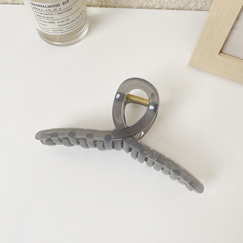 Accesorios para el cabello con horquilla de tiburón, horquilla de sentido avanzado, parte posterior de la cabeza femenina, clip para el cabello simple, tocado, pinza para el cabello, horquilla grande