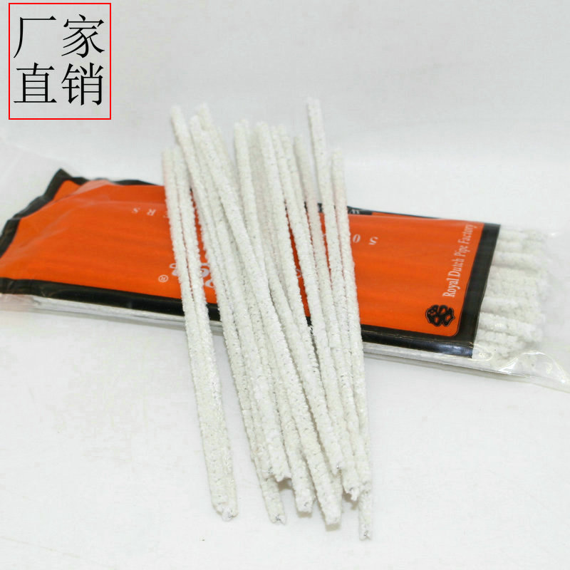 White Pipe Cleaning Cotton Strips, Soft Bristles for Cleaning Flue Cotton Strips, 1 Pack of 50 Pipe Accessories That Are Not Easy to Shed Lint White Pipe Cleaning Cotton Strips, Soft Bristles for Cleaning Flue Cotton Strips, 1 Pack of 50 Pipe Accessories That Are Not Easy to Shed Lint
