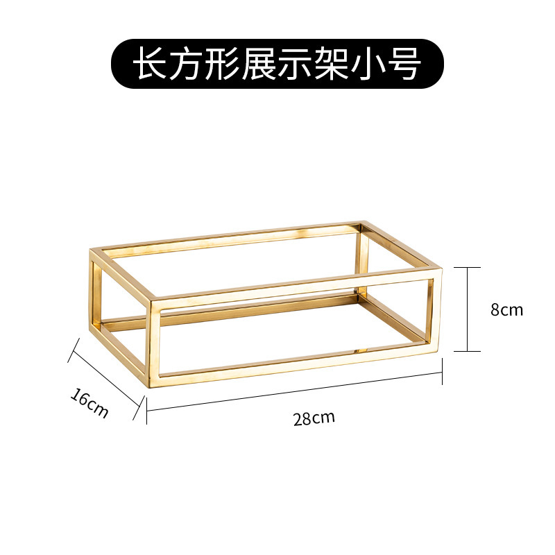デザート台の置物展示棚の高級ケーキトレーのバイキングの午後のお茶のお菓子棚の冷たい食事の休憩台|undefined